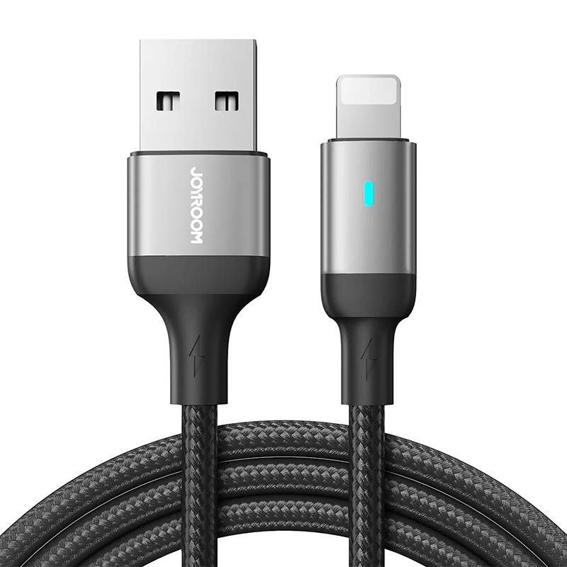 Cable Joyroom USB-A a Lightning 2.4A, 1.2m (Negro)