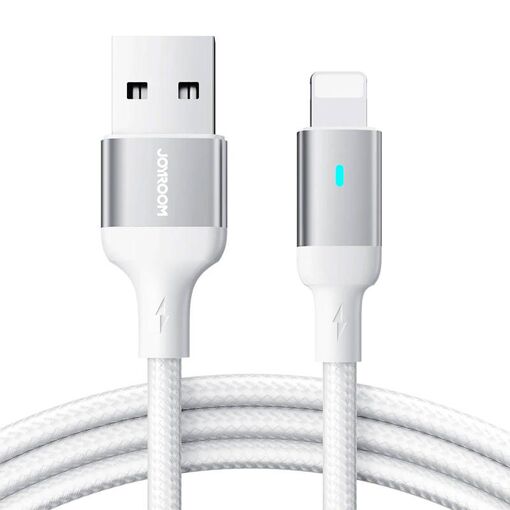 Joyroom 2.4A USB-A to Lightning Cable, 1.2m (White)