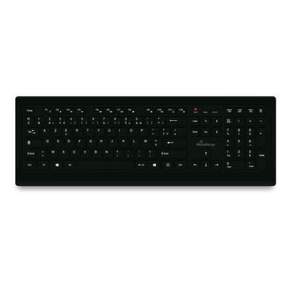 Teclado mecánico con conexión cableada MediaRange AZERTY Francés Negro