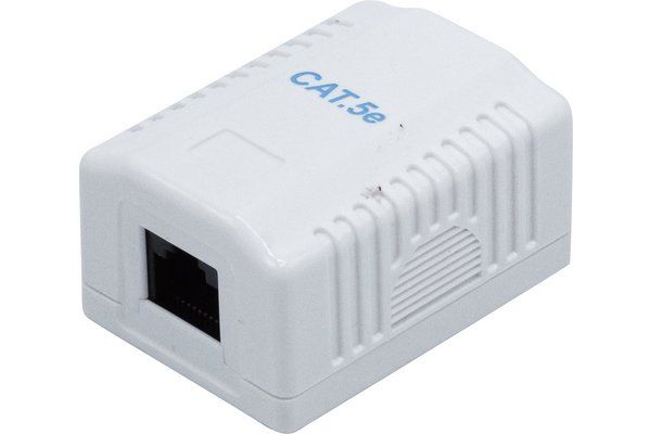 Dexlan Wallmount Box Cat.5e - 1 x RJ45