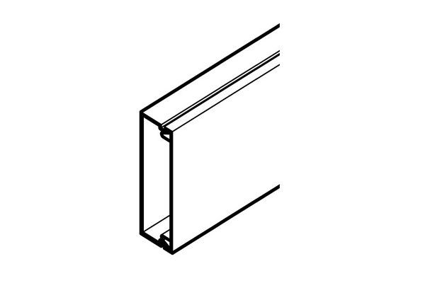 Rehau Axis Mini Duct, 50x20mm PVC White, 2m Length