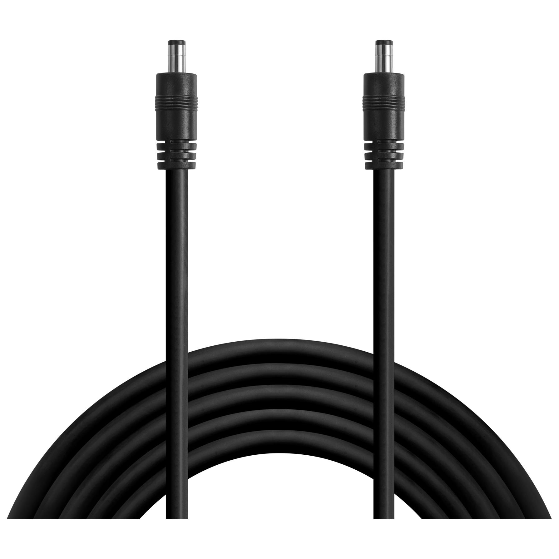 Sandberg 820-81 Power Cable, Black, 3m, 5.5 x 2.1mm to 5.5 x 2.5mm