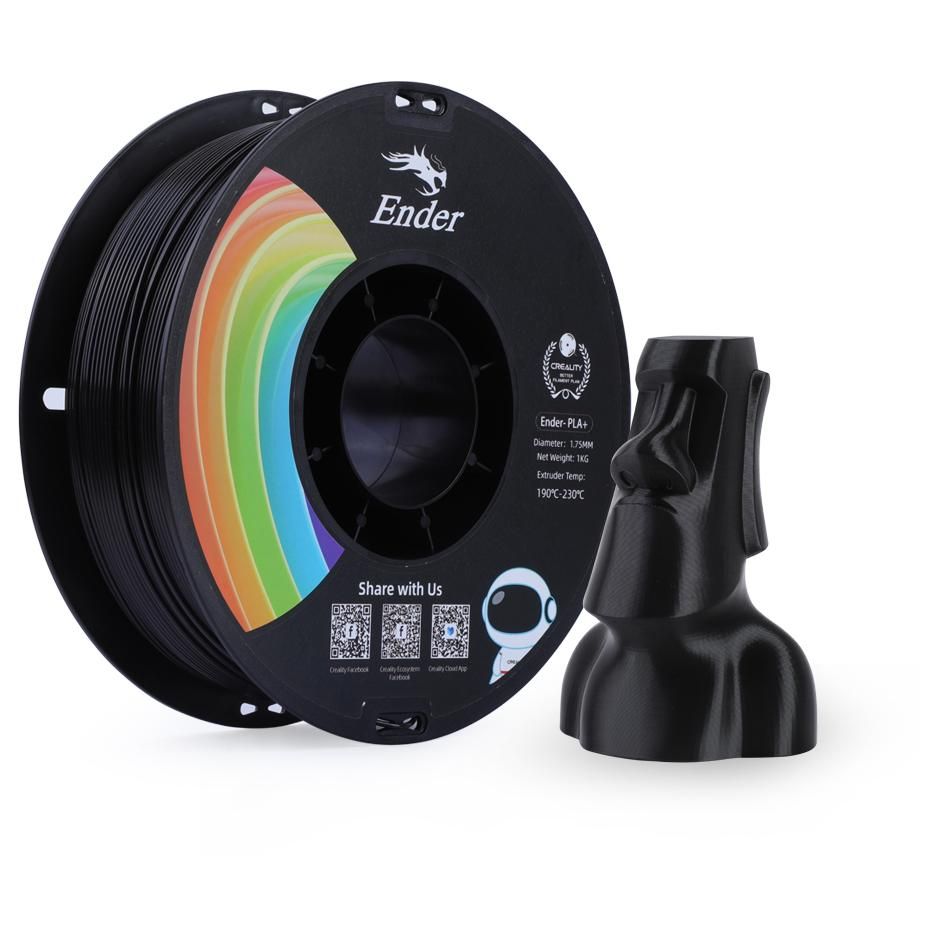 Creality 3D PLA Black Printing Material, 1kg