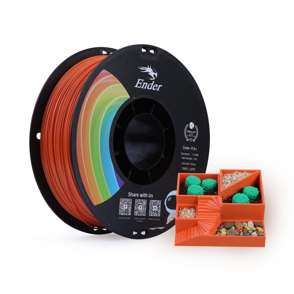 Creality 3D PLA Filament, Orange (1 kg, 1.75mm)