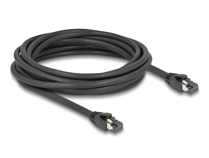 Delock Cat8.1 Network Cable, 5m, Black (S/FTP)