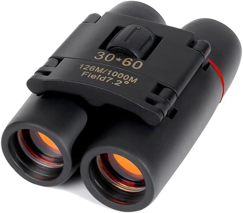 EPKH Mini Binoculars, 30x60, Wide Angle View, Foldable Telescope with Night Vision, for Bird Watching, Camping, Hiking, Travel