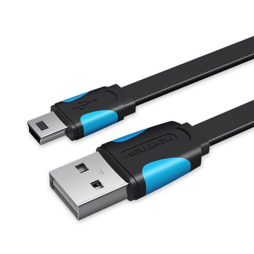 Vention USB Cable 0.5m A to Mini-B 2.0 Black