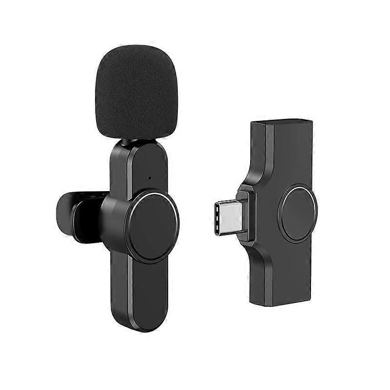 DISHIQING Wireless Tie Microphone for Phone/Android Vlogging Live Streaming