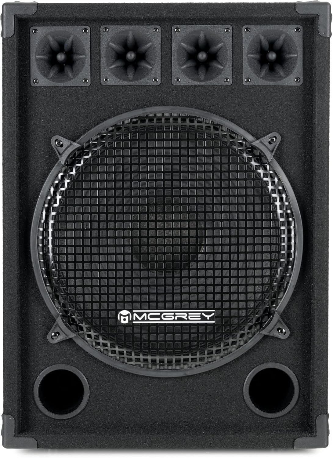 Akai 15" (38cm) Passive DJ PA Speaker with Wood Chassis, 800W