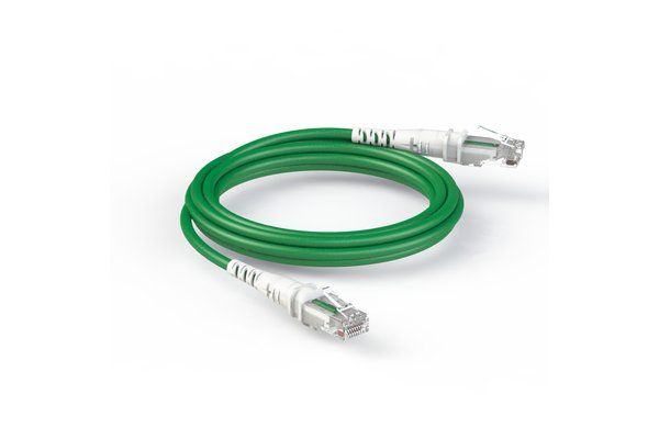 PatchSee Cat6a RJ45 Patch Cable U/UTP Green - 1.2m
