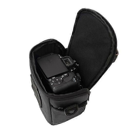 Bolsa triangular para cámara, correa ajustable para cámara DSLR