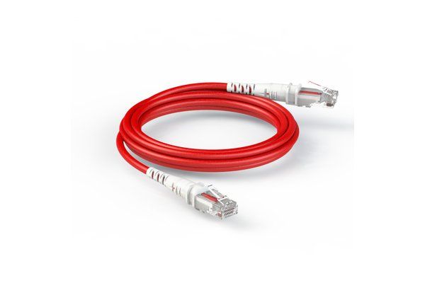 Câble de raccordement Cat6A PatchSee RJ45 U/UTP rouge - 4,9m
