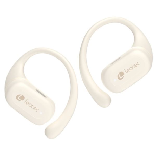 Leotec Open-ear Headphones, Beige