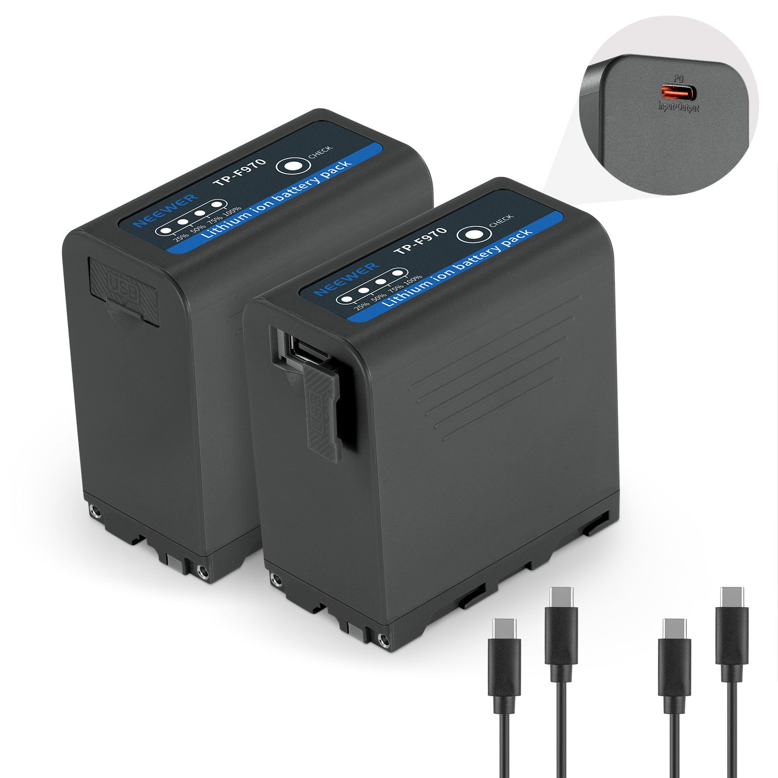 Batterie rechargeable Neewer NP-F970 7800 mAh