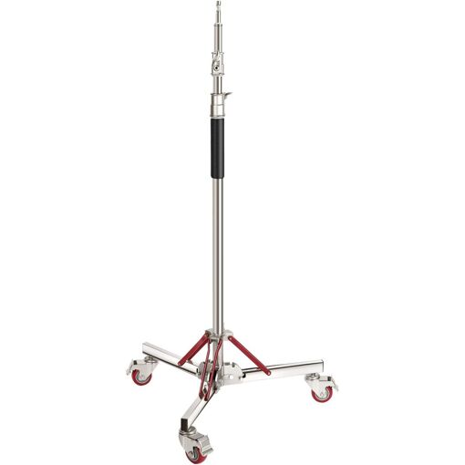 Neewer Professional Steel Tripod with Winch, Max Height 305 cm and Collapsed Height 120 cm for Photography Studio Reflector, Monolight, and Other Equipment