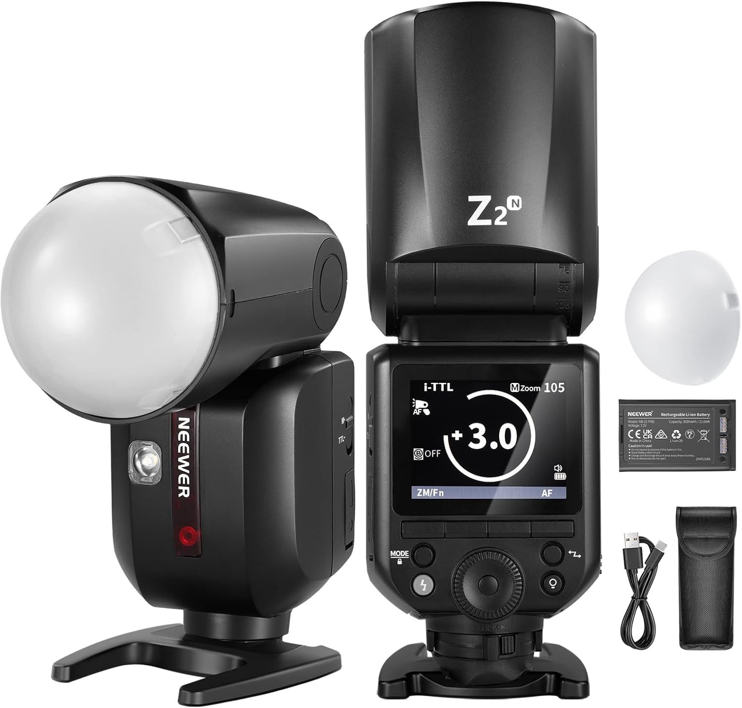 Flash Neewer Z2-N TTL con difusor