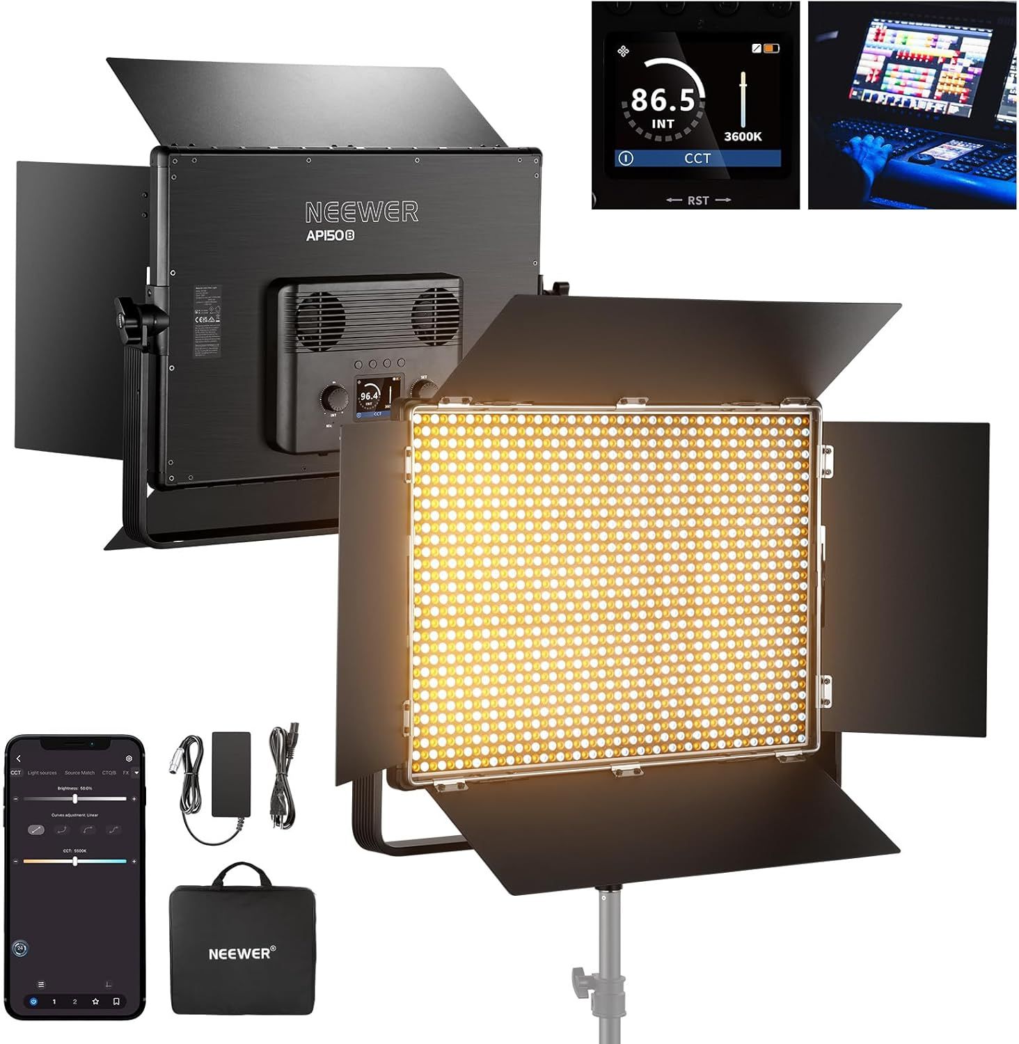 Neewer 150W Bicolore LED Video Light Panel