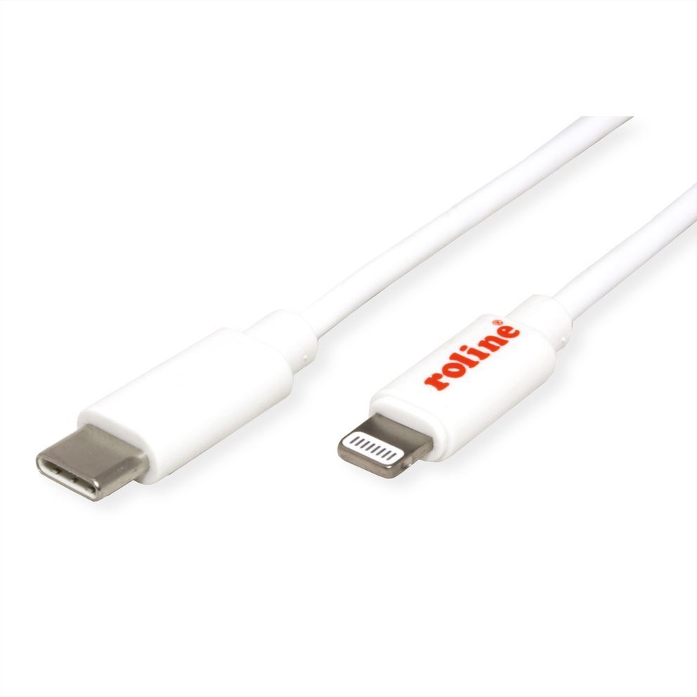 Roline Lightning Cable 1M White