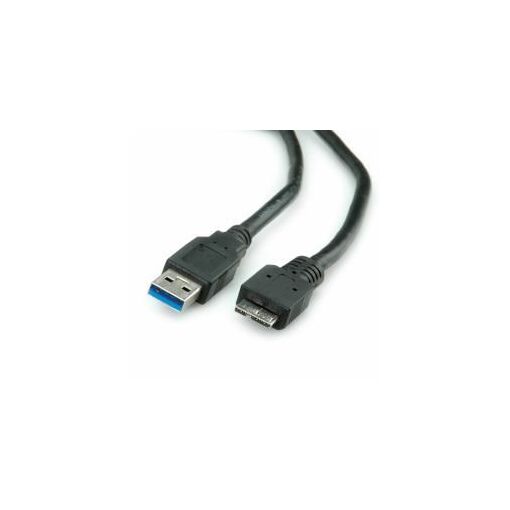 Câble Roline USB 3.2 Gen1, A vers Micro-B, Noir, 3m