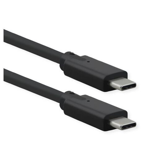 Cable Secomp USB-C 3.2 Gen 2 (3.1 Gen 2), 1,5 m, Negro