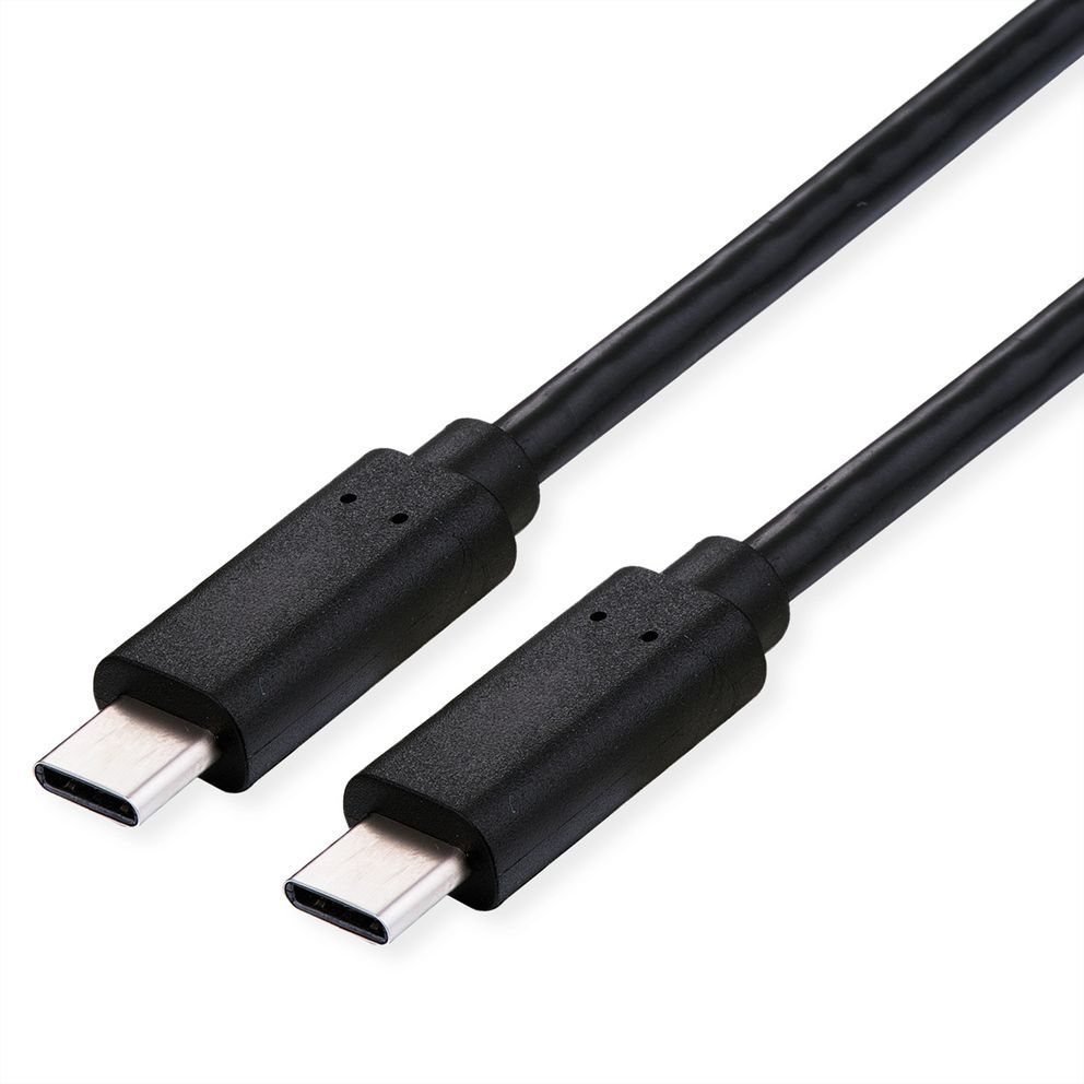 Roline USB-C Cable 1m, USB4 Gen 3x2, Black