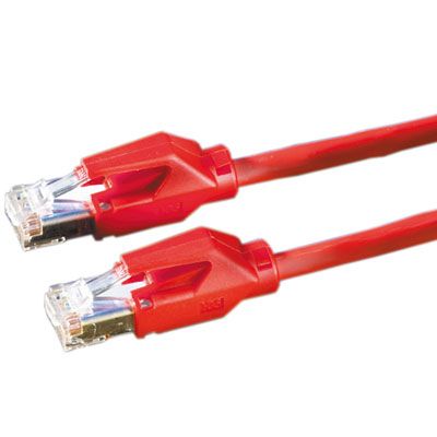 Draka Comteq HP-FTP Cat6 Patch Cable, Red, 2m