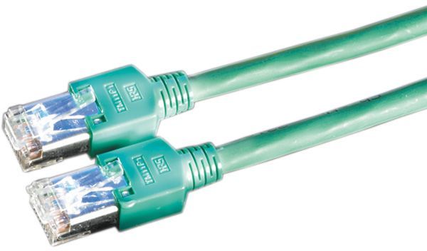 Dätwyler Cat5e S/FTP (S-STP) Network Cable, 2m Green