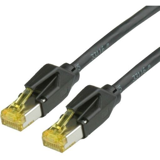 Draka Holding Cat.6a 0.5m Network Cable Black