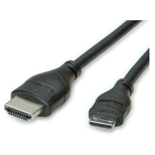 Roline High-Speed HDMI Cable with Ethernet, M-M 0.8m