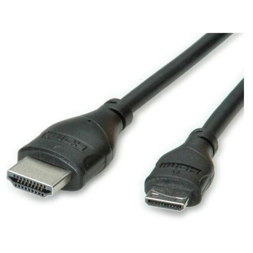 Roline High-Speed HDMI Cable with Ethernet, M-M 0.8m
