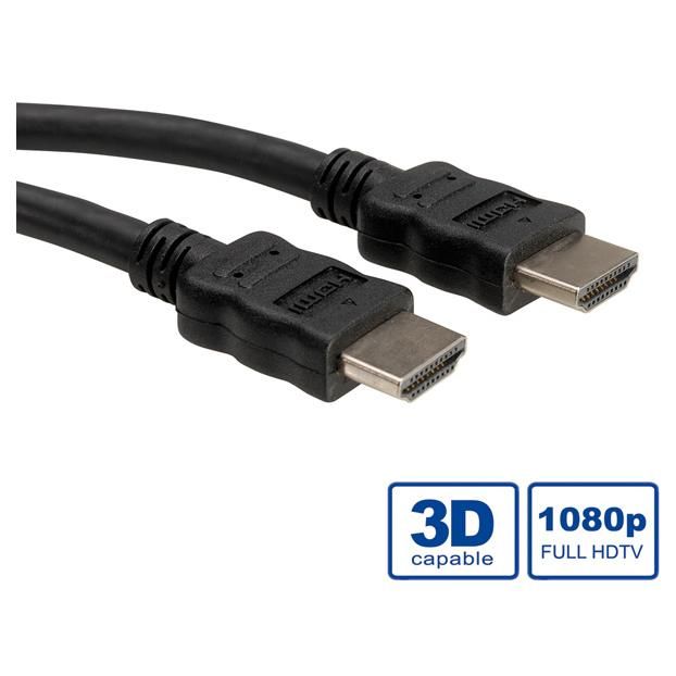 Roline High-Speed HDMI Cable with Ethernet, 3.0m LSOH