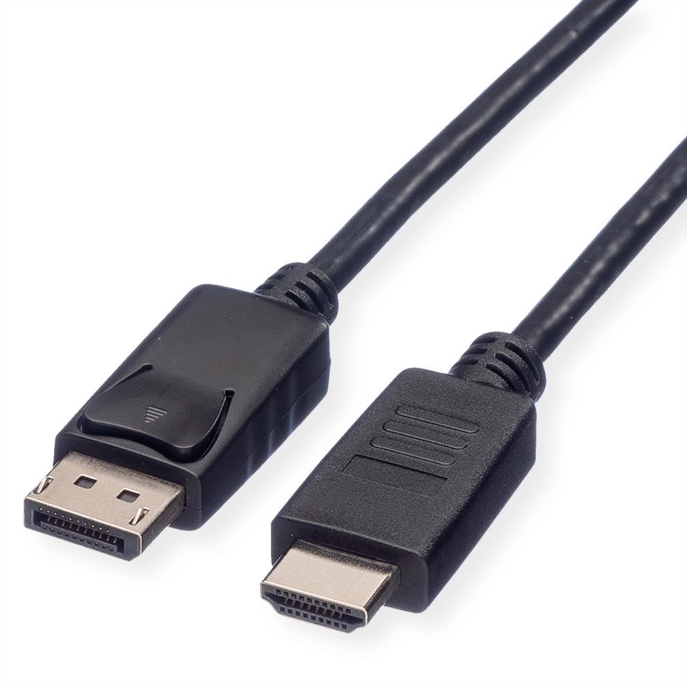 Roline DisplayPort to HDMI Cable - 2m, Black