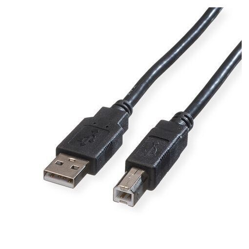 Câble USB Roline Green 1,8 m A vers B, USB 2.0