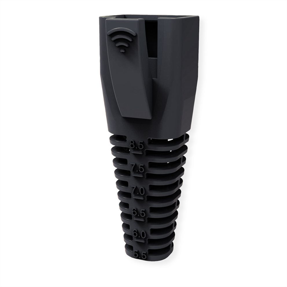 Roline Cable Organizer (Black, Min 5.5mm Diameter)
