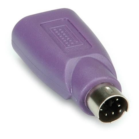 Value PS/2 to USB Adapter, Purple