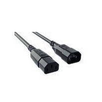 Cable eléctrico Bachmann C14 a C13, 2 m, Negro