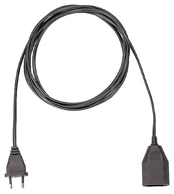 Bachmann Euro 230V/16A Extension Cable 5m Black