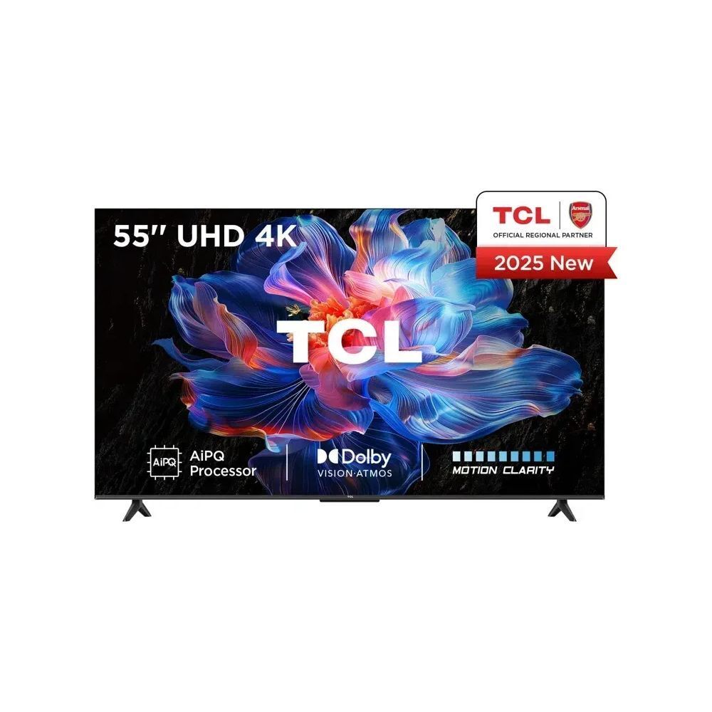 TCL 55V6C 55-Inch 4K UHD LED TV, 2025