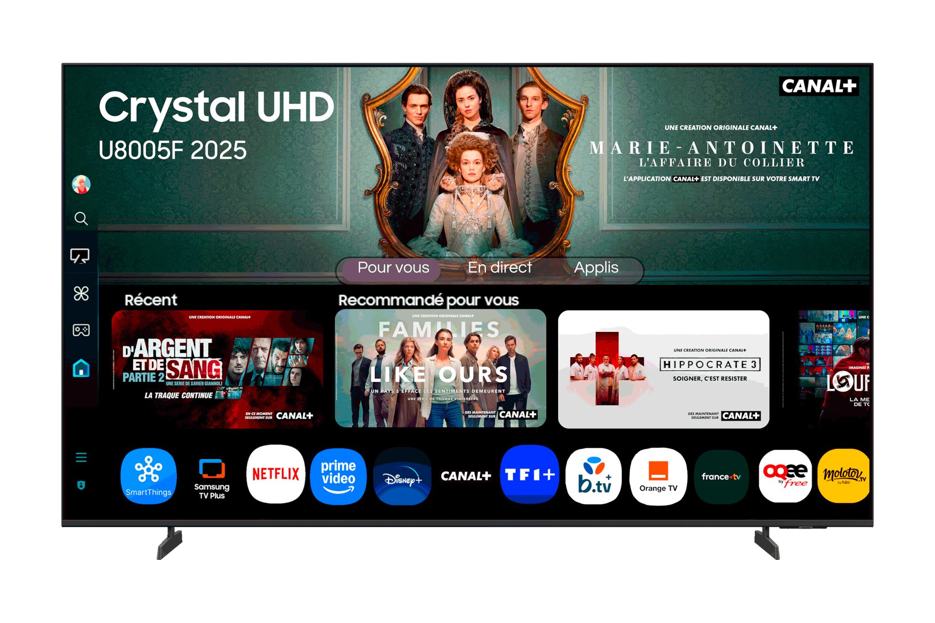 Samsung Crystal UHD 70" U8005F 4K Smart TV