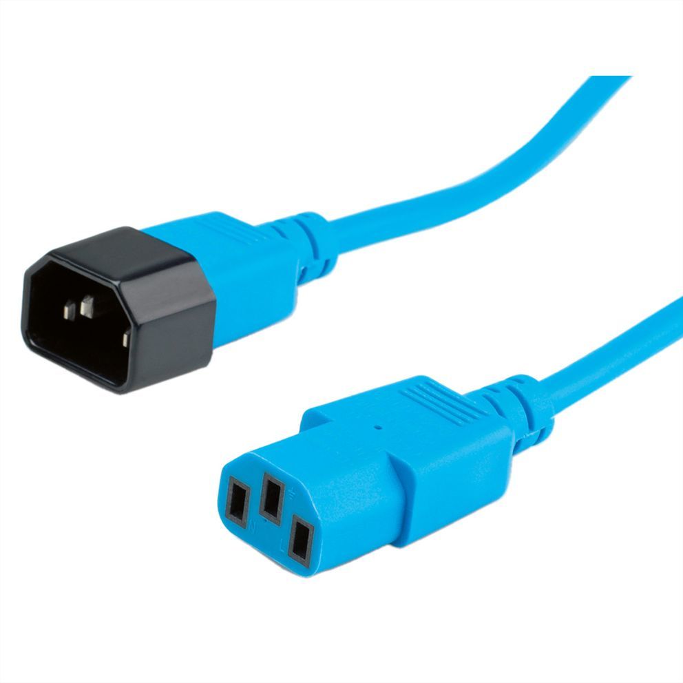 Roline Electric Cable, 1.8m, C14 to C13 Couplers
