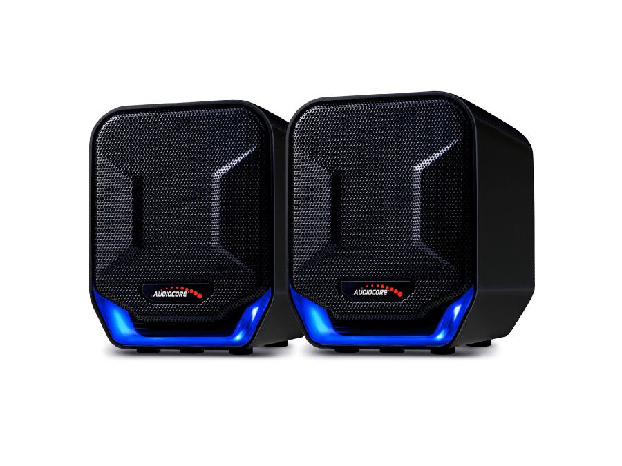 Audiocore 2-Way Speaker AC865 - 3W, Black (Wired)