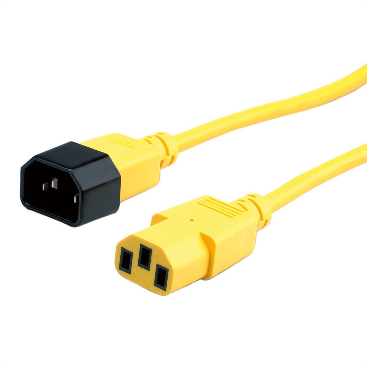 Cable eléctrico Roline, 0,8 m, Adaptadores C14/C13