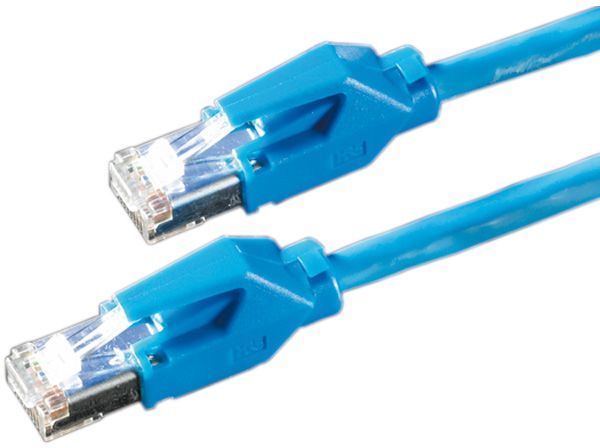 Dätwyler Roline Cat6 1m Network Cable - Blue S/FTP (S-STP)