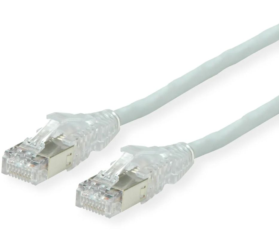 Dätwyler Cat6a Network Cable, 0.5m, Grey (S/FTP)