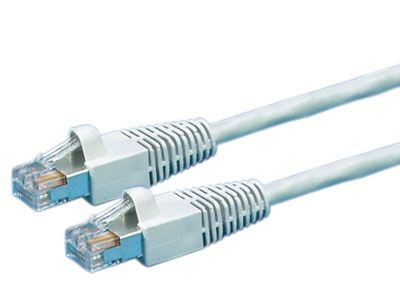 Draka Comteq S/FTP Cat6 Patch Cable, Grey, 0.5m