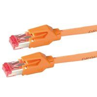 Draka Holding Cat.6 H S/FTP Cable, 0.5m, Orange