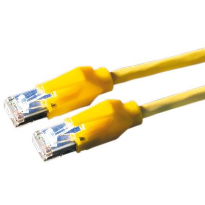 Draka Holding Cat6 S/FTP Patch Cable, Yellow, 5m