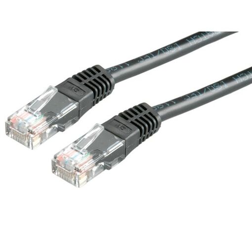 Cable Roline Cat. 5e UTP, Negro, 3 m