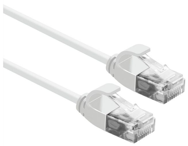 Roline Cat6a U/UTP Network Cable, 0.15m, White