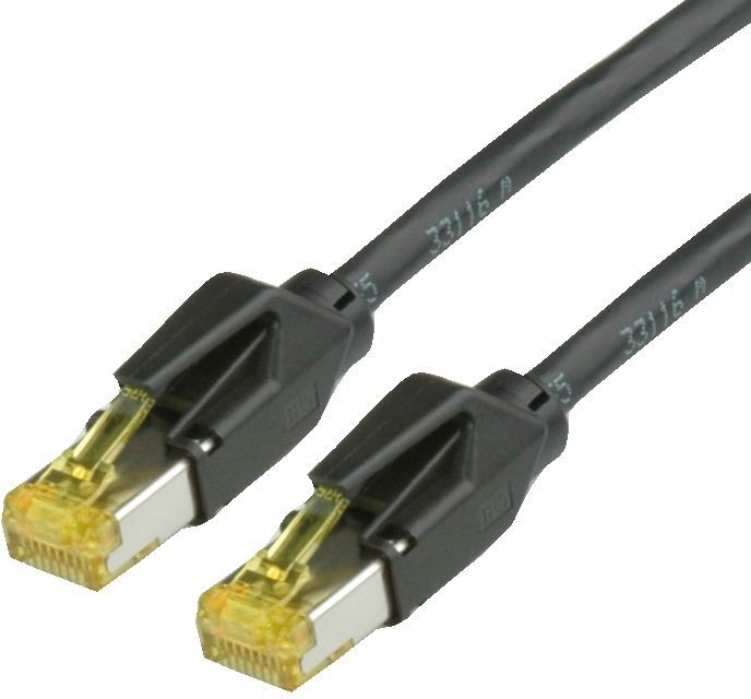 Draka Holding Cat6a 2m Network Cable - Black (S/FTP)